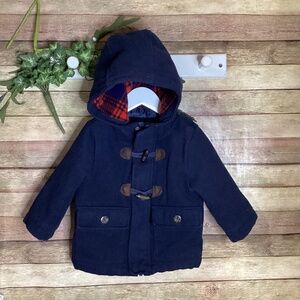 Carter’s Baby Boy Infant Faux Wool Toggle Jacket Size 18 months